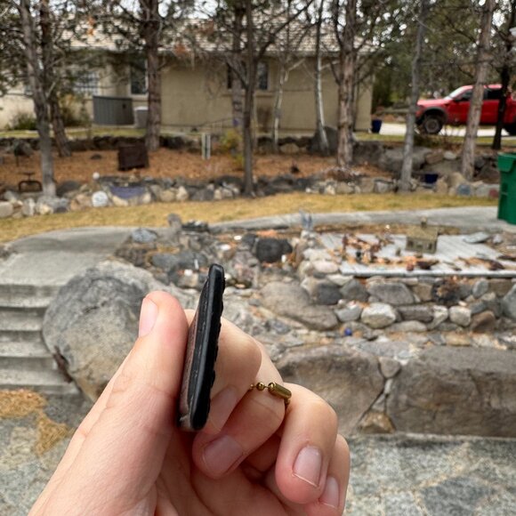 Coach Leatherware Horse and Carriage Leather Hang Tag Key Chain Bag Charm Black - Picture 6 of 7